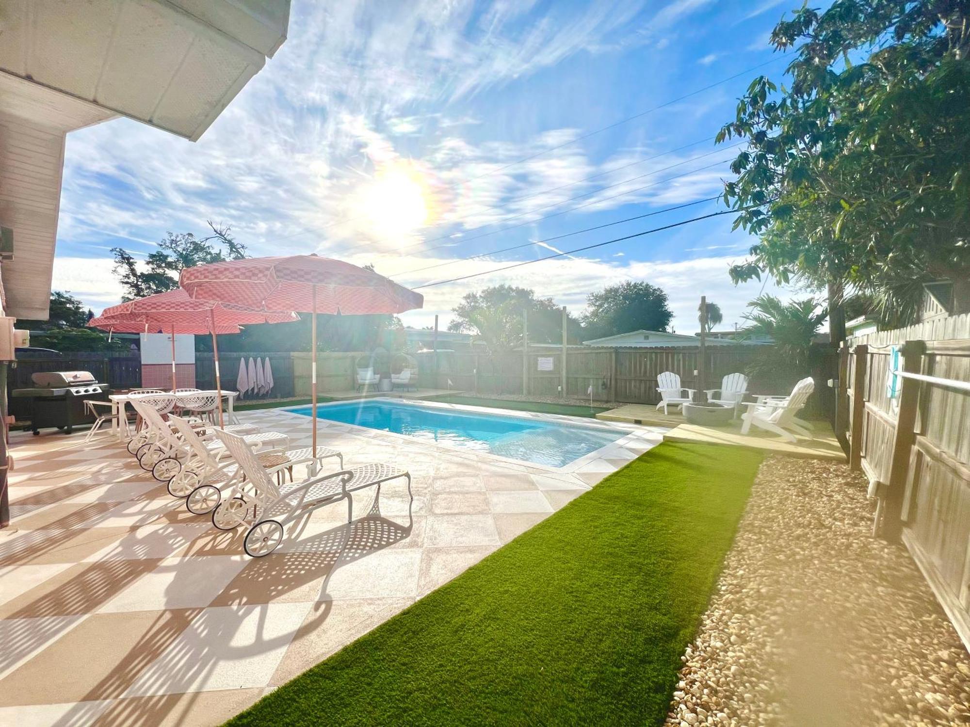 Luxury Villa 3 Blocks From The Beach With A Pool, Fire Pit And Outdoor Oasis Cabo Cañaveral Exterior foto