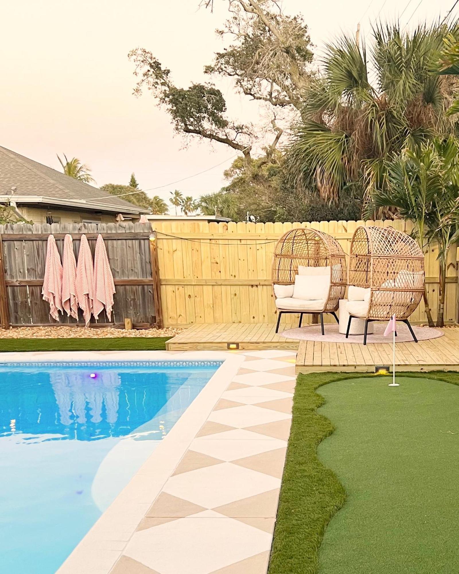 Luxury Villa 3 Blocks From The Beach With A Pool, Fire Pit And Outdoor Oasis Cabo Cañaveral Exterior foto